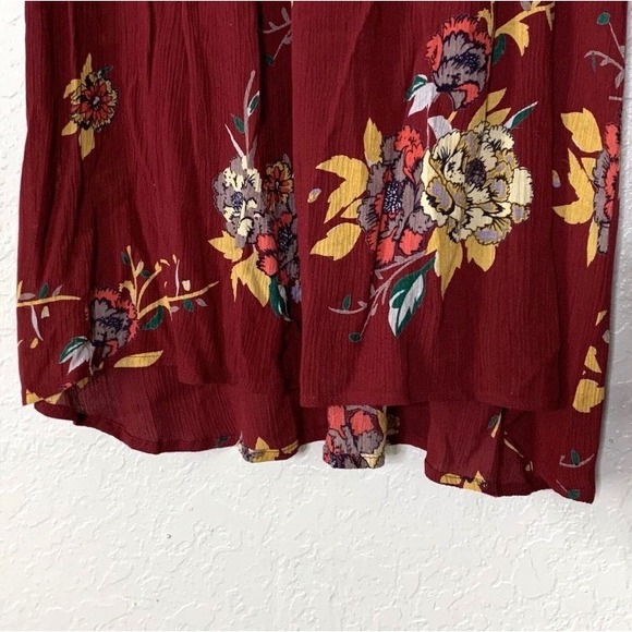 Patrons of Peace Womens Dress M Knee Length Fall Autumn Colorful Floral Mini - Picture 5 of 7